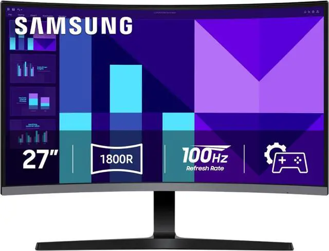 27" Samsung Curved Monitor S3 100Hz D-Sub
