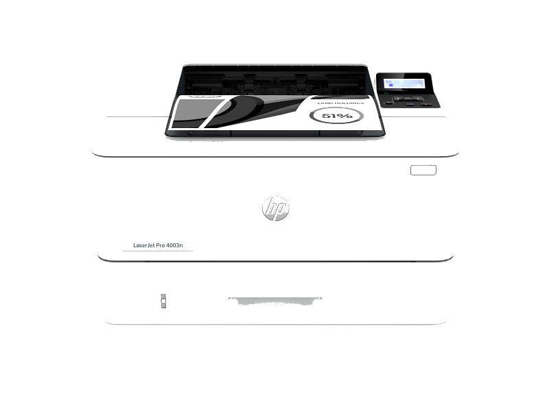 HP Laserjet Pro 4003dn ; (Supplies : W1510A)